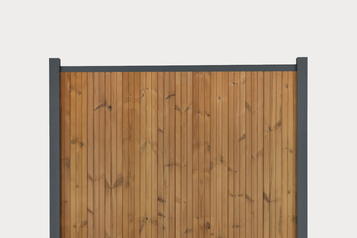 Fency Wood Rhombus Grenen Verticaal